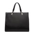 Borsa a spalla nera in similpelle martellata Lora Ferres, Borse e accessori Donna, SKU b511000308, Immagine 0